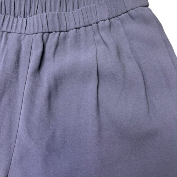 Eileen Fisher Woman Navy 100% Silk Georgette Crepe Slouchy Ankle Pants Size XXS - Picture 3 of 7